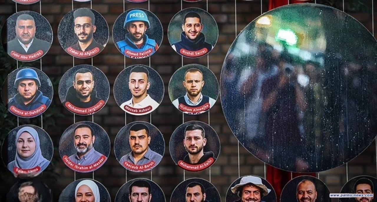 طهران تزيح الستار عن هيكل تذكاري للشهداء الصحفيين في غزة